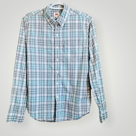 LEVI’S Men’s Plaid Button Shirt - Picture 1 of 6